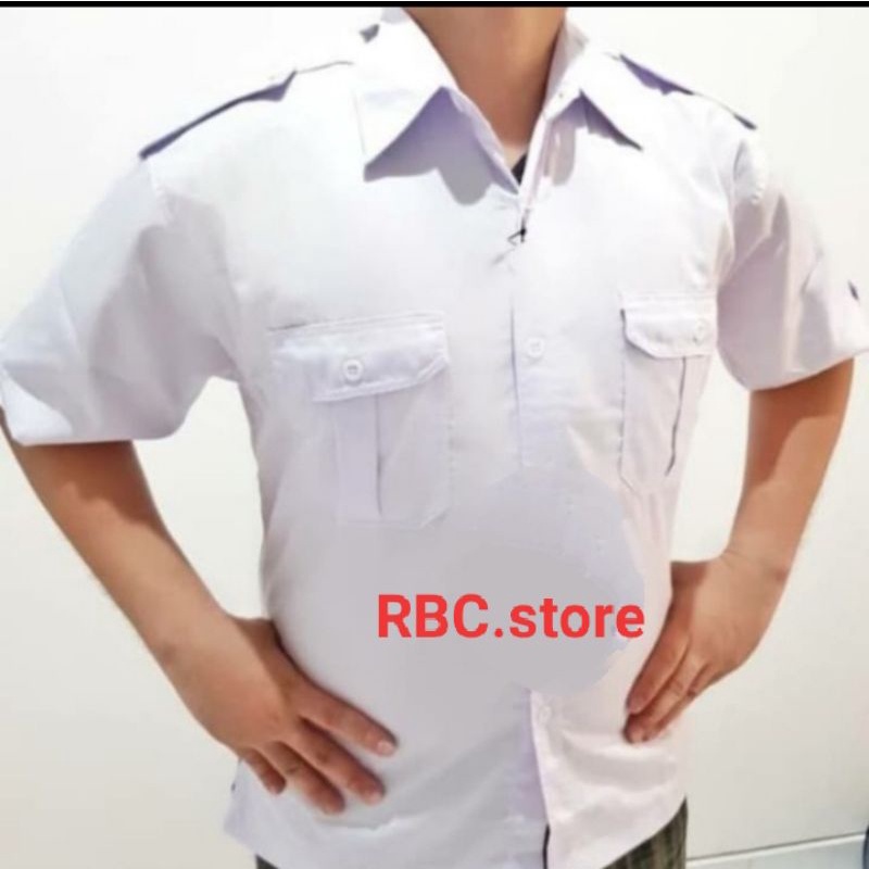 KEMEJA PDH PDL SECURITY PUTIH/KEMEJA SECURITY/PDH SECURITY/PDL SECURITY