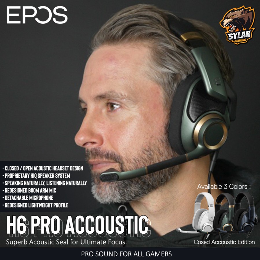 EPOS H6 Pro Open Acoustic Gaming Headset