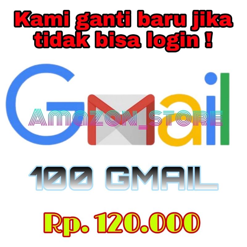 100 Akun Gmail Fresh ( High Quality ) Gmail PVA  Tinggal Login |