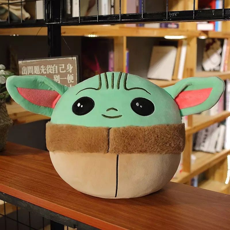 Mainan Boneka Viral Bantal Boneka Lucu Karakter Kartun Anime Bayi Baby Yoda Star Wars Mandalorian Ukuran 30cm