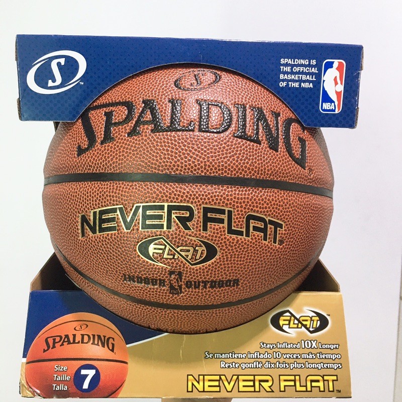 BOLA BASKET SPALDING NBA NEVER FLAT SIZE 7