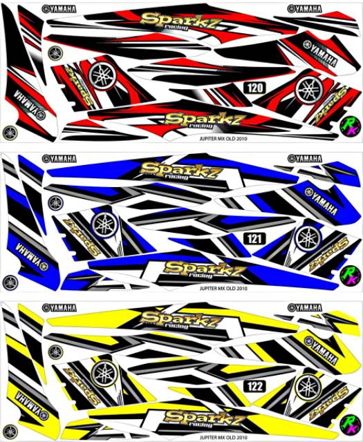 Sticker Striping Variasi Thailand Thailook Jupiter Mx 135 Old