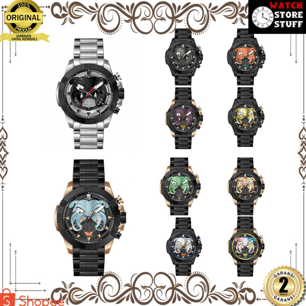 JAM TANGAN PRIA WANITA | RANTAI | KULIT | KARET | MURAH | PRIA T5 Spesial Edition Bulldog Lover