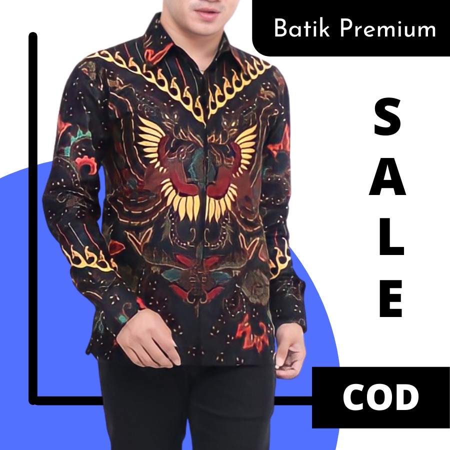 Kemeja Batik Modern Pria Lengan Panjang Pekalongan Premium Modern Batik Remaja Anak Muda Cowok