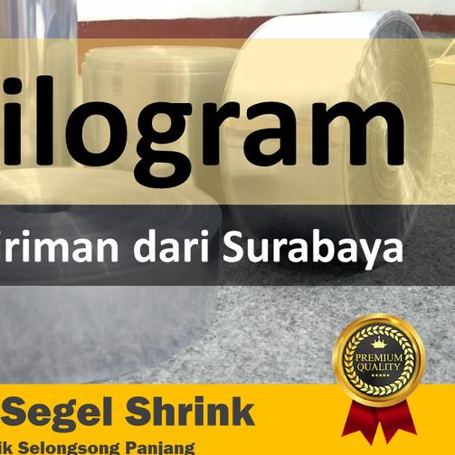 

۝ Plastik Segel Shrink - 1 kilogram (pilihan ukuran 4cm - 10cm) - Crystal, 10cm ☆