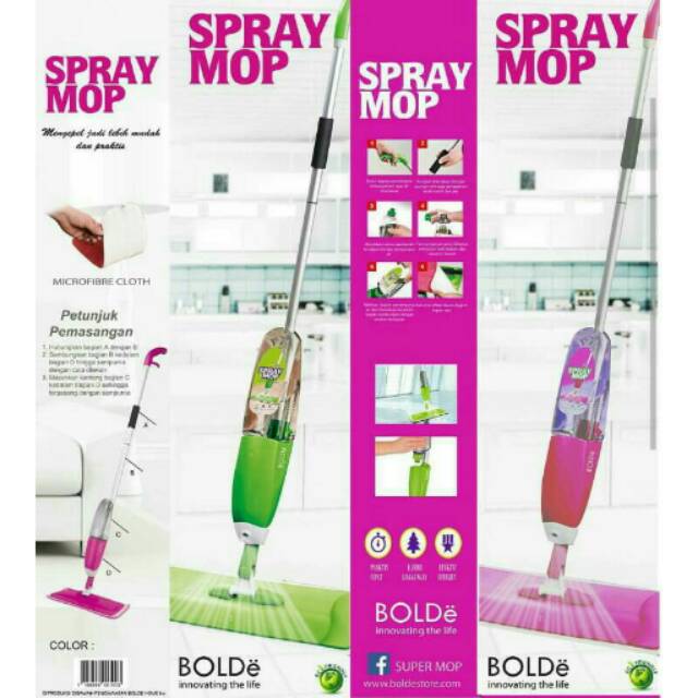 Spray mop bolde