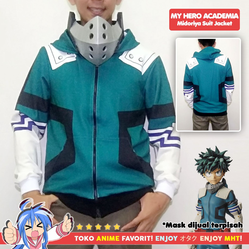 Jaket Anime Boku no Hero Academia My Hero Academia Midoriya Izuku Battle Suit