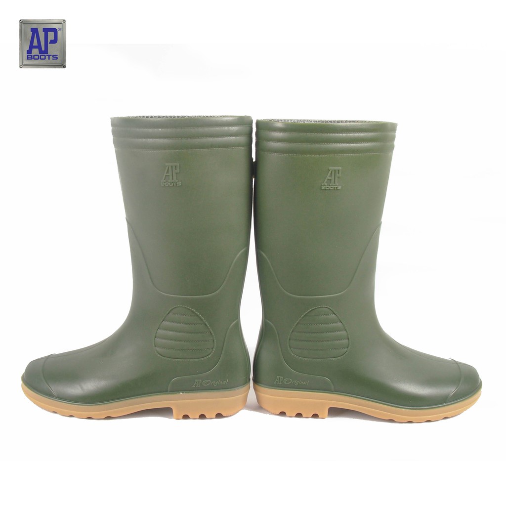 AP Boots AP 9506 Sepatu Boot Safety Karet Hijau Panjang