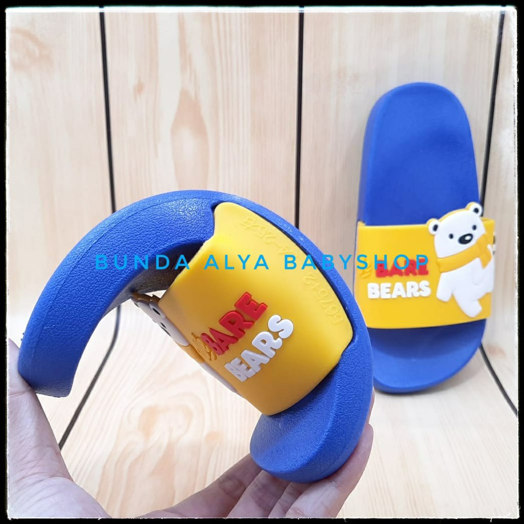 Sandal Anak Perempuan Usia 4 5 Tahun IMPORT BEAR BIRU - Sandal Anak Cewek AntiLicin Size 28-33