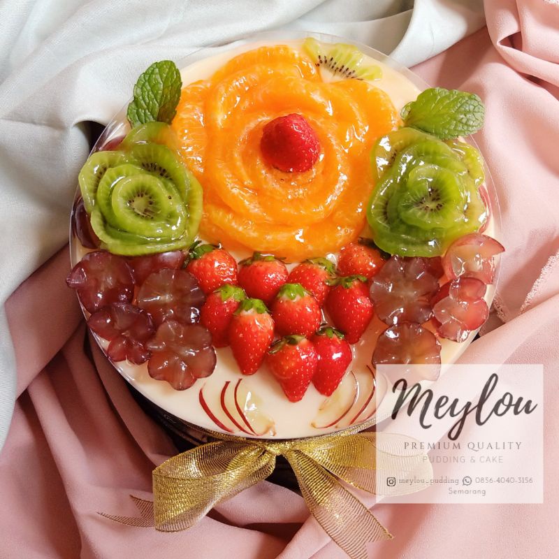 

Brownies Cake Pudding Buah Hias Ultah D20 CM