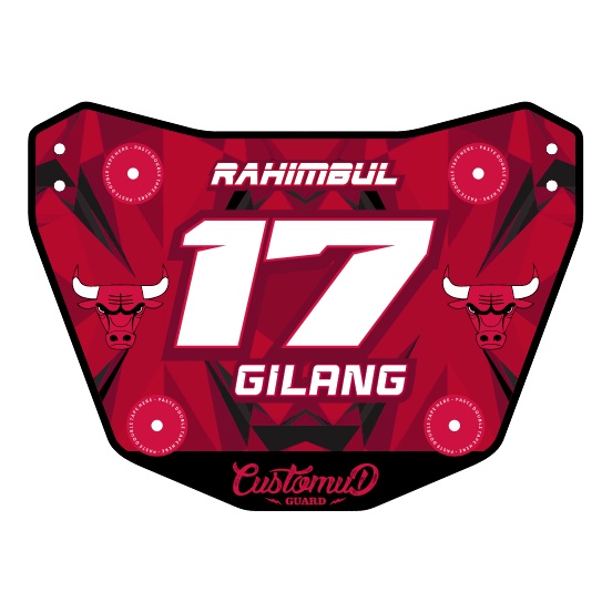 LINK CUSTOM ORDER - MUDGUARD NUMBERPLATE