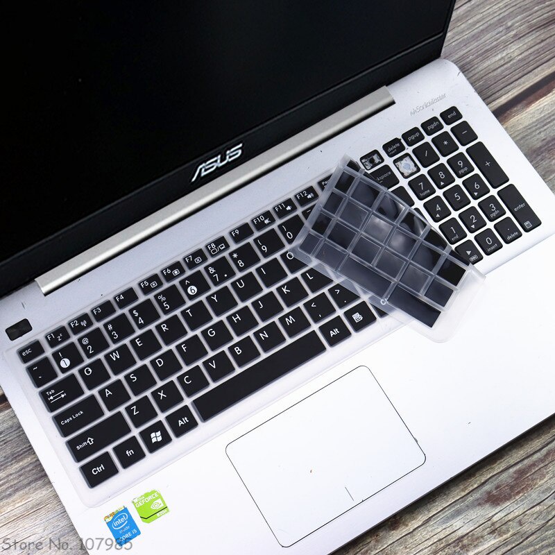 Skin Cover Pelindung keyboard Laptop 15.3 &quot;Untuk Asus N50 N53S N53SV K52F K53S K53SV K72F K52 A52J A53 G51 N53 N52 N53 G73