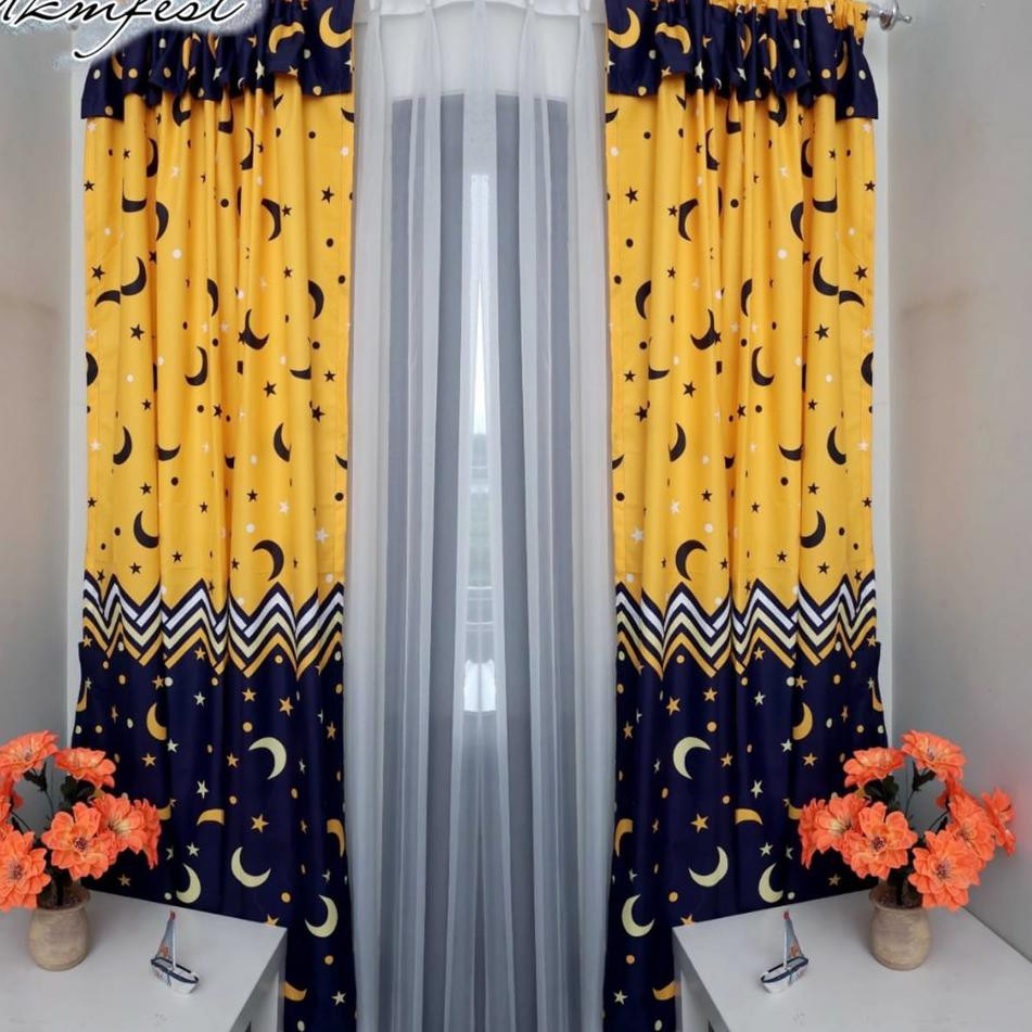 M3njuAlz, [GROSIR UKM FEST] Gorden serut T.200 Katun COMBINE GORDEN JENDELA GORDEN PINTU GORDEN PONI