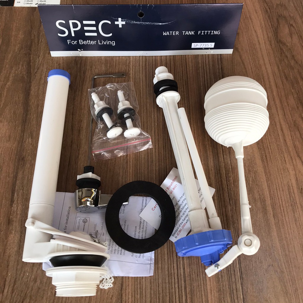 Fitting Monoblock Spec Flush Gagang Engkol Toilet WC Kloset Closet duduk