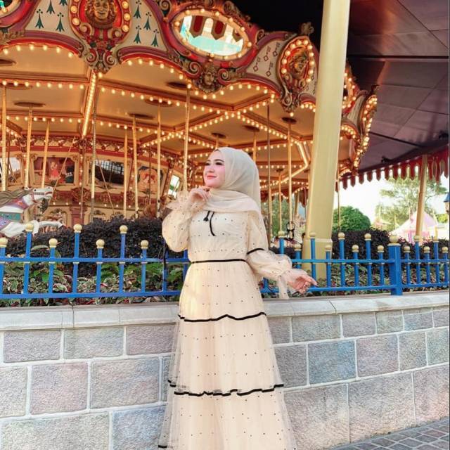 Dress Tile Import Terbaru Gamis Shellasaukia Original