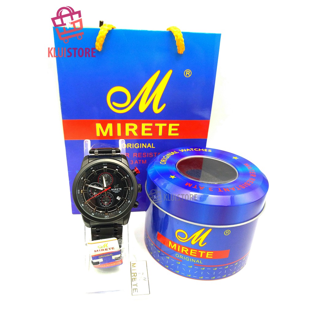 JAM TANGAN PRIA MIRETE CHRONO AKTIF 8606 ORIGINAL 100%