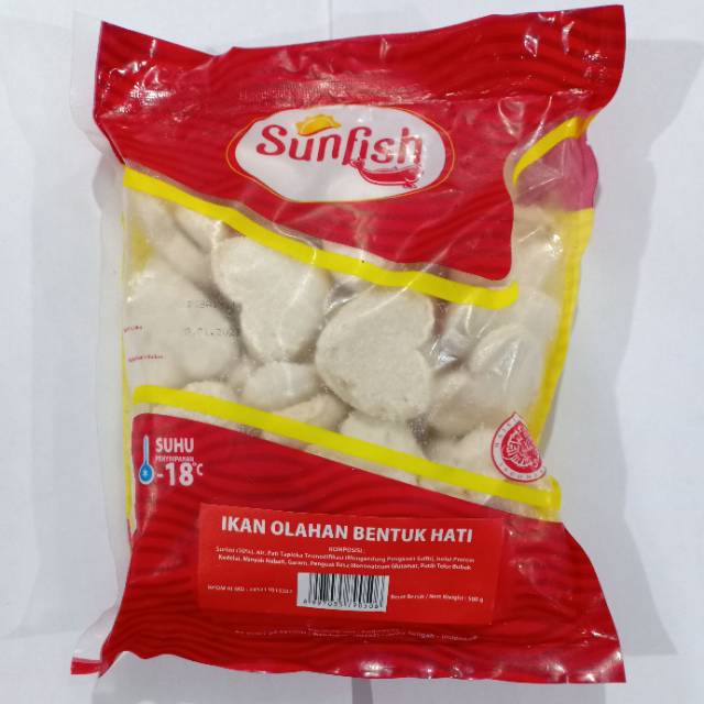 

Sunfish kue ikan bentuk hati