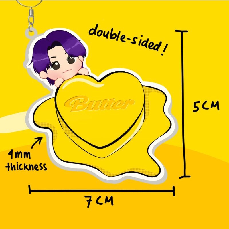 Keychain Butter BTS