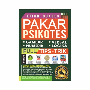

Kitab Sukses Pakar Psikotes Tni Polri Cpns Oto Bappenas Bumn Tpa S2 S3 Pascasarjana