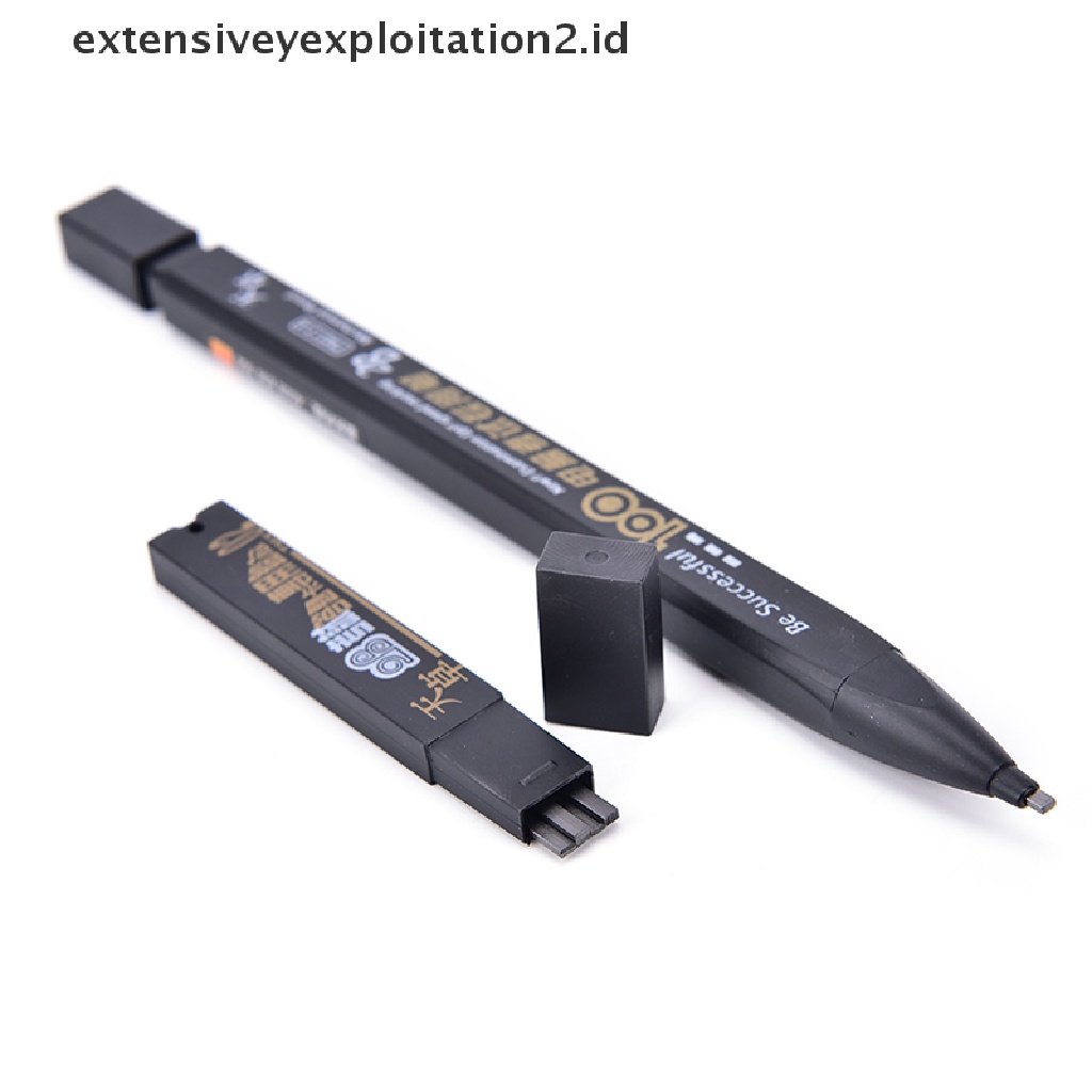 (Hotter) Isi Ulang 2b Pensil Mekanik Warna Hitam Untuk Sekolah