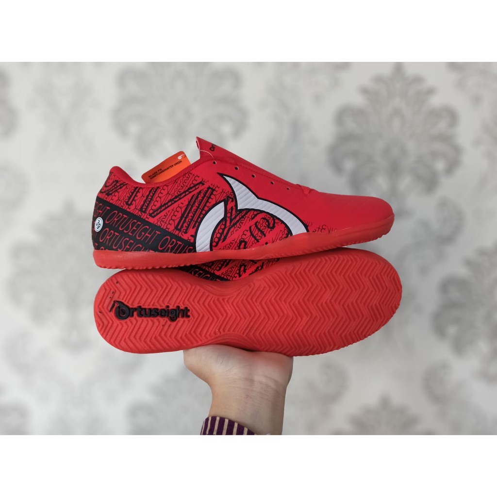 [TERLARIS ] SEPATU FUTSAL MURAH BERKWALITAS LANGSUNG DARI PRODUSEN ( 1kg =2paket) cod Serbamurahs-O MERAH
