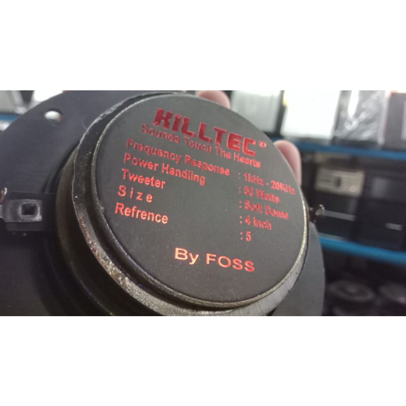 tweeter dome killtec by foss
