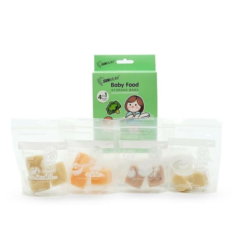 Sunmum Baby Food Storage Bags BPA free