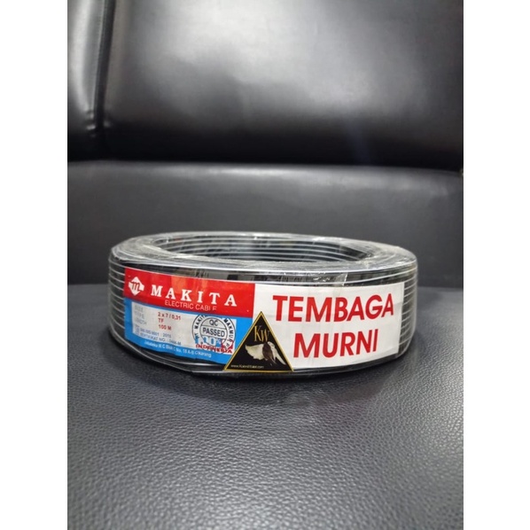 kabel makita 2 x 7 isi kawat/ kabel audio walet /kabel walet /kabel tembaga murni