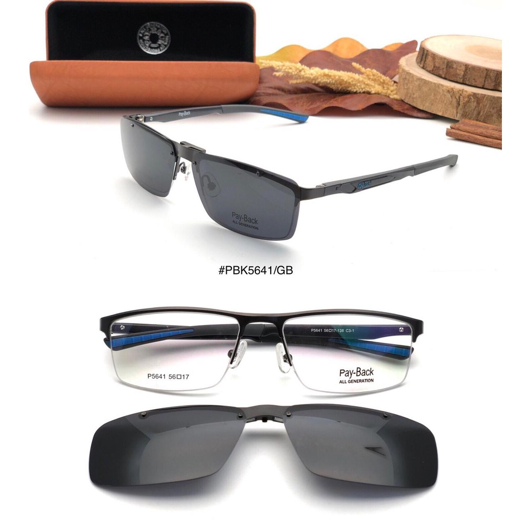Frame Kacamata Clip On Payback clip on 5641 Best Seller