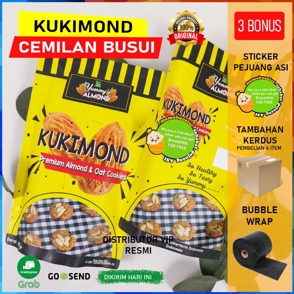 KUKIMOND Premium Almond &amp; Oat Cookies