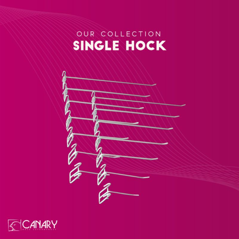 (DK11) Pengait Keranjang Single Hook