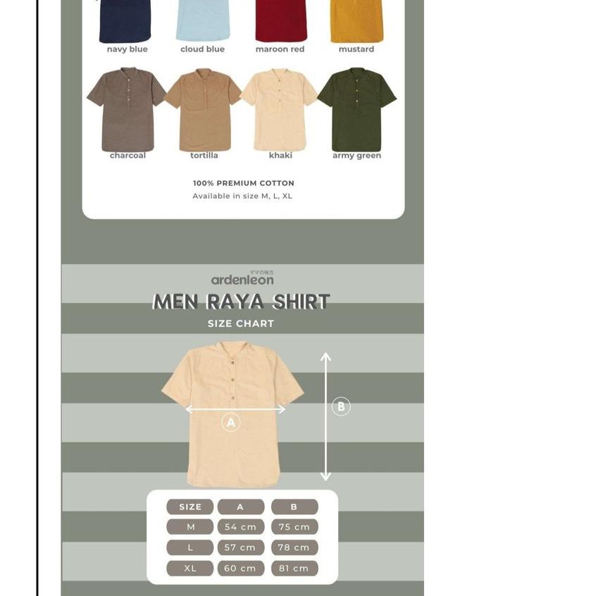 ➹ ARDENLEON Men Raya Shirt ۝