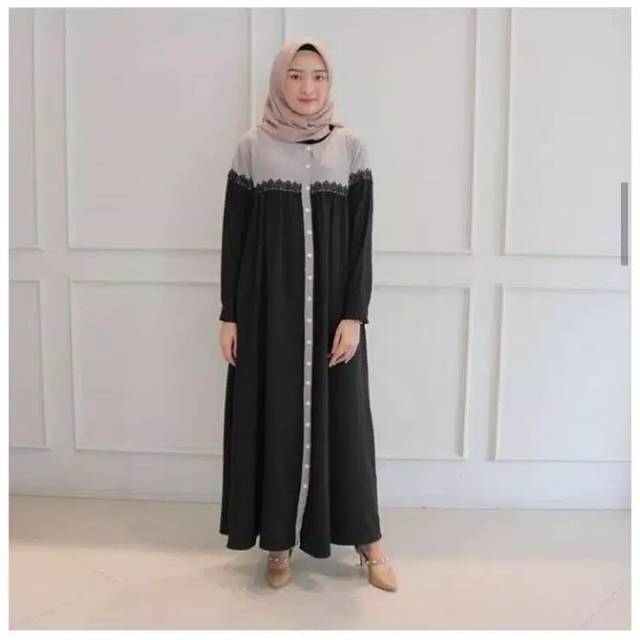 Viola dress baju gamis  fashion muslim