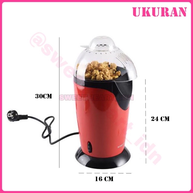 SOKANY mesin pembuat popcorn otomatis alat pembuat popcorn elektrik popcorn maker pop corn