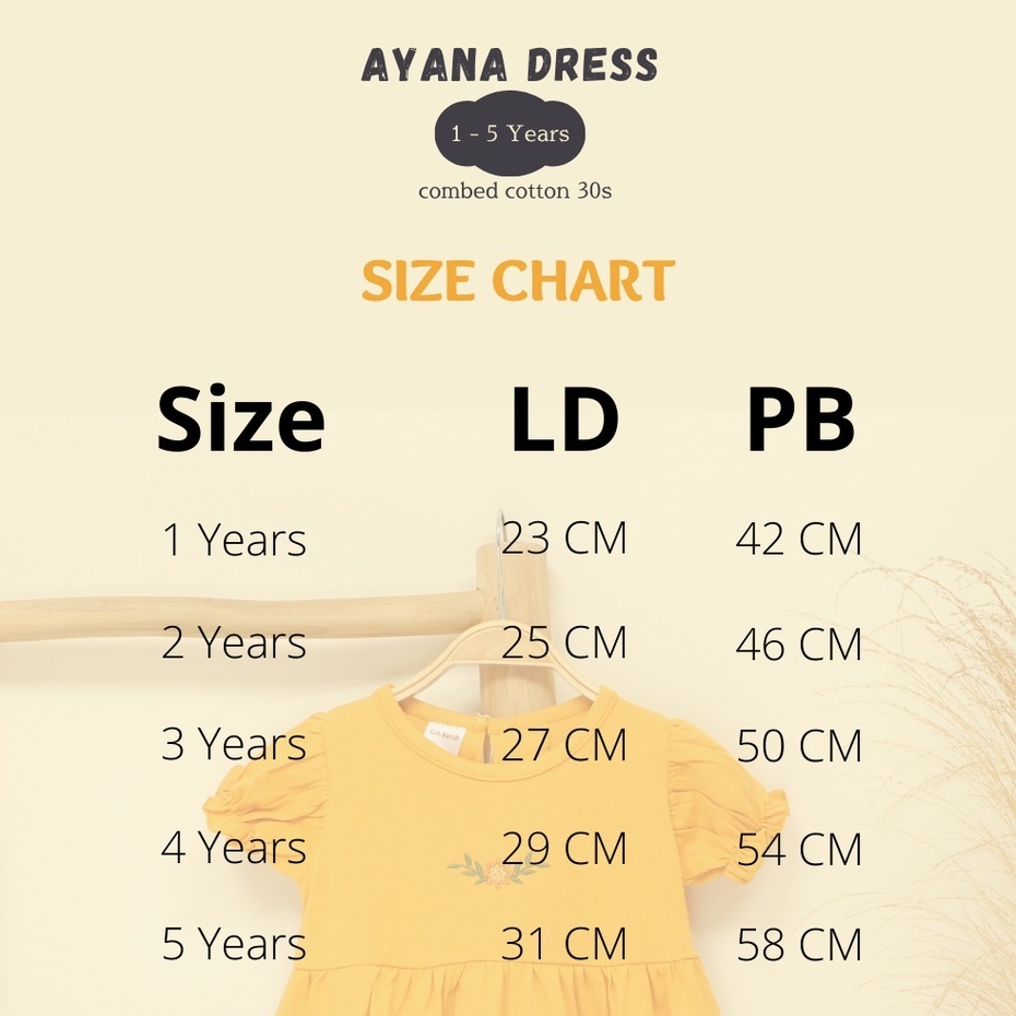 AYANA DRESS MOTIF BORDIR BUNGA DRESS BAJU ANAK  FASHION ANAK PEREMPUAN CBC