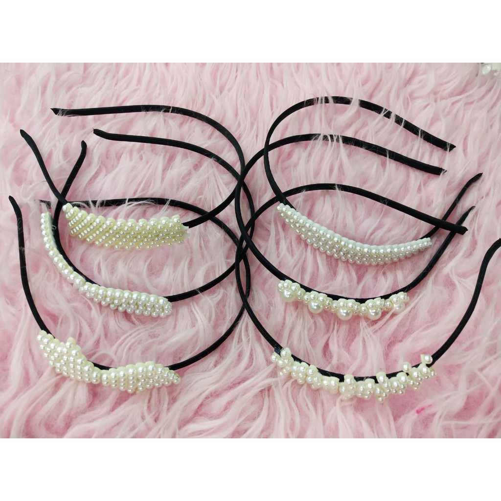 Bando kawat Bandana / Bandana Simpul /Bando simpe Motif mewah Tokopelanginicer