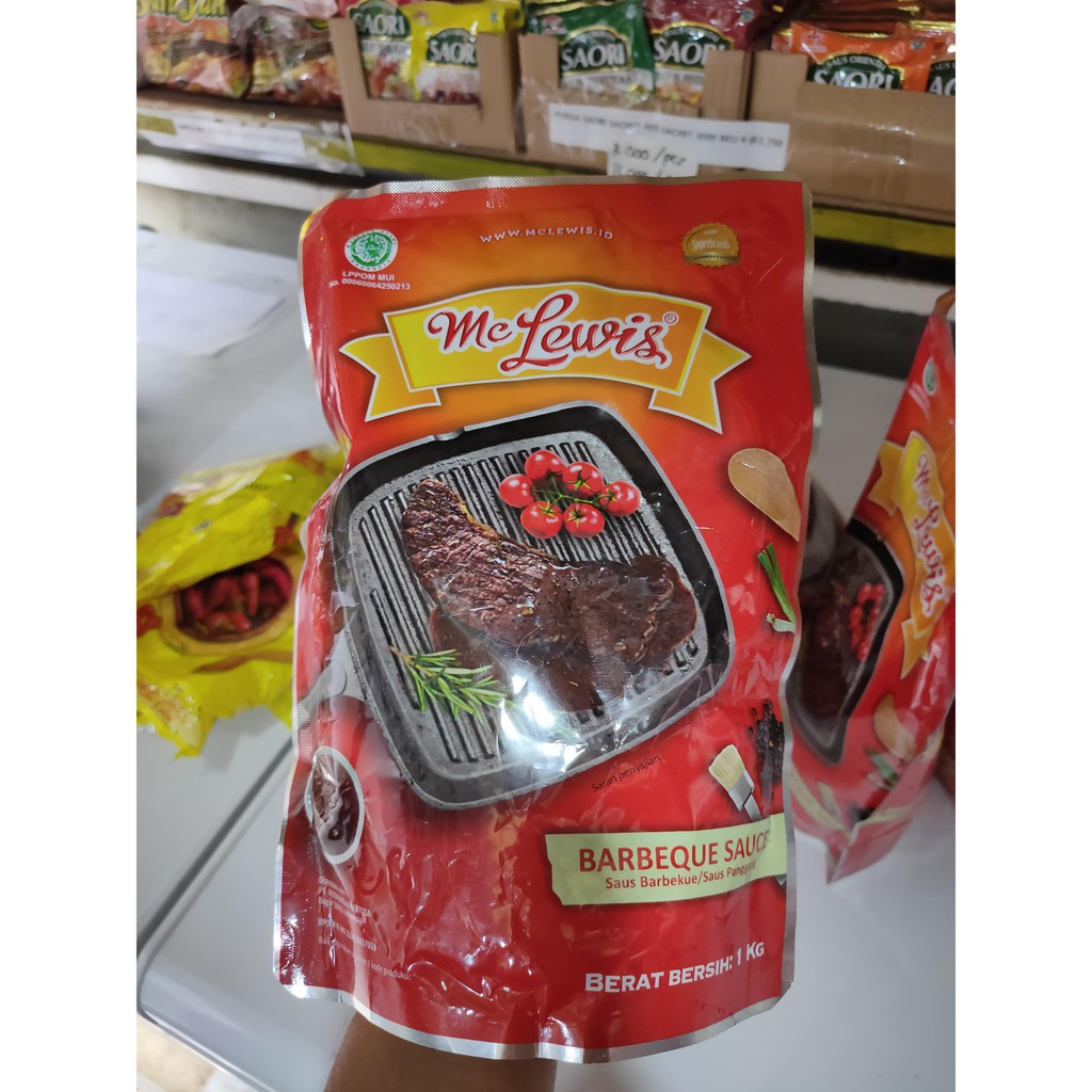 

MC LEWIS BUMBU BARBEQUE SAUCE (SAUS BBQ) 1000 GRAM/1 KG