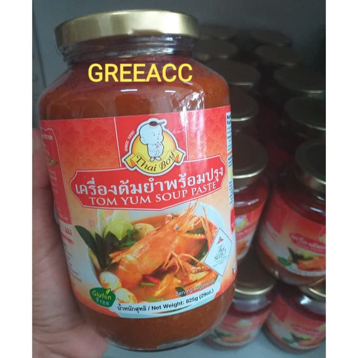 

THAIBOY TOM YUM PASTE 825GR THAI BOY JUMBO TOMYUM BUMBU SAUS SAOS