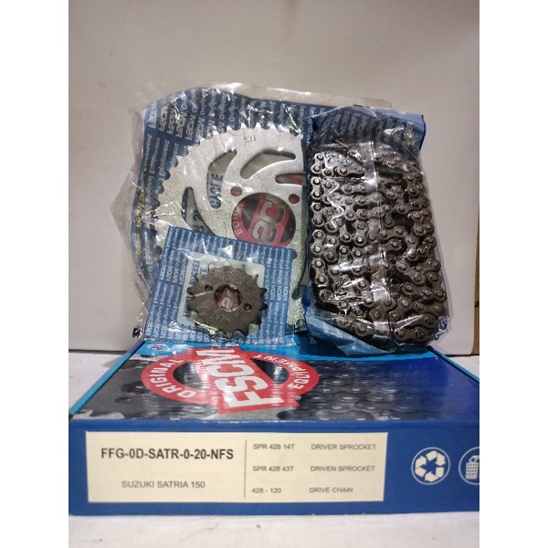 GEAR SET SUZUKI SATRIA FU 150 FSCM
