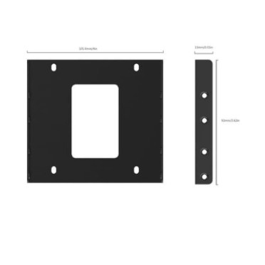 Bracket ssd hdd orico 2.5 to 3.5 inch aluminum mounting for Pc cpu computer hb-325 hb325 - Hard disk drive caddy 2.5&quot; to 3.5&quot;