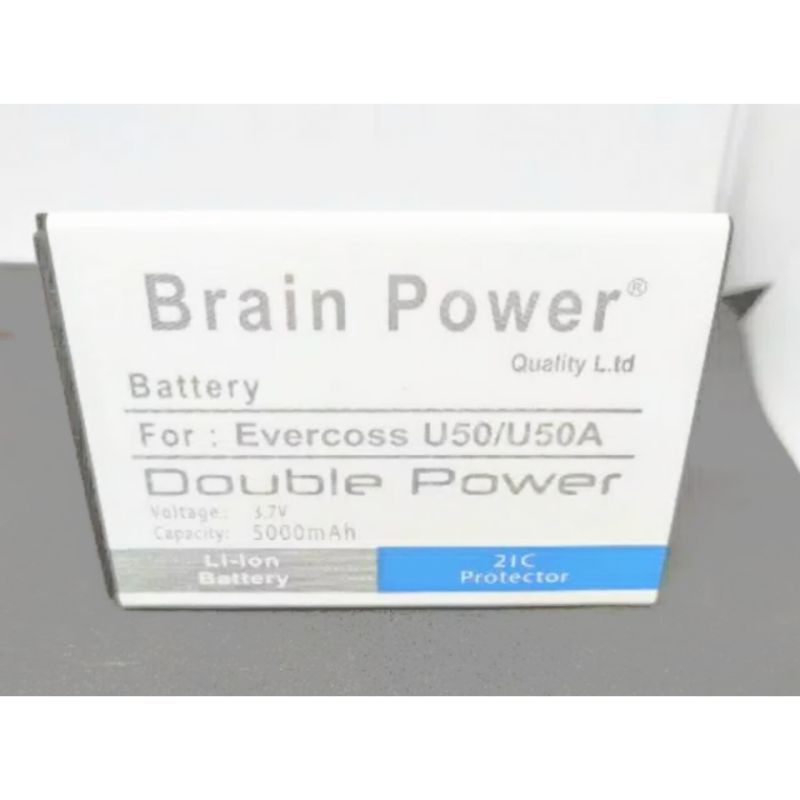 Batre Batrai Baterai Evercoss U50/U50A A75 MAX DOUBLE POWER