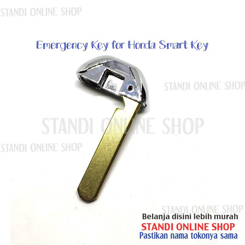 Batang Kunci Key Blade Emergency Key Honda HRV JAZZ CRV Accord Civic