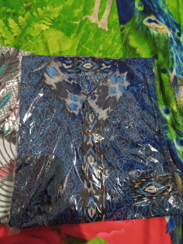 Bswart Batik Hrb026 Kenongo Padi Pekalongan M L Xl Batik Pria Murah Modern Grosir