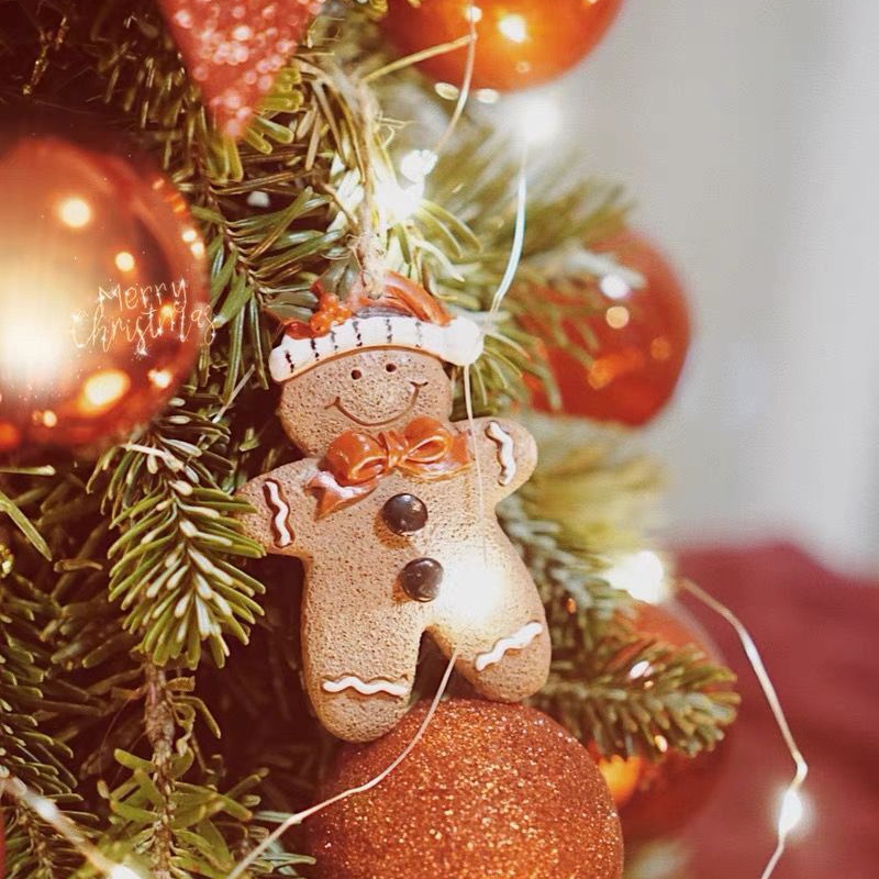 [Christmas Resin Gingerbread Man Pendants] [Christmas Tree Drop Ornaments]