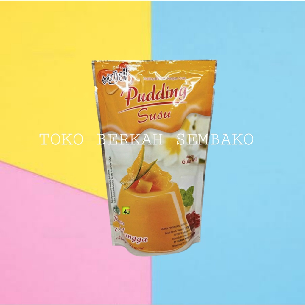 

Nutrijell Pudding Susu Mangga 170gr / Puding Mango Flavour