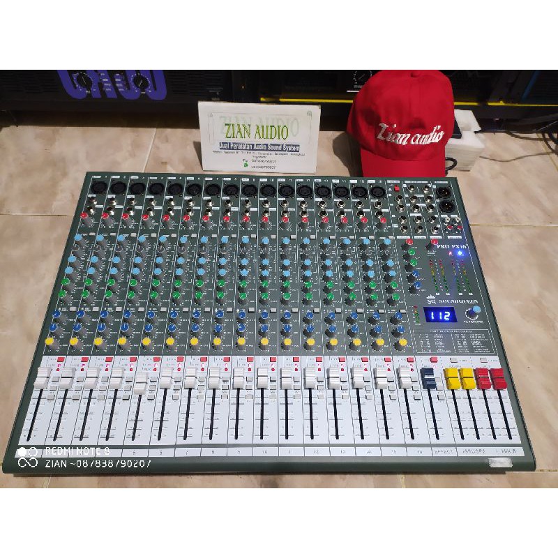 Mixer Soundqueen PRO FX16+ Original mantap