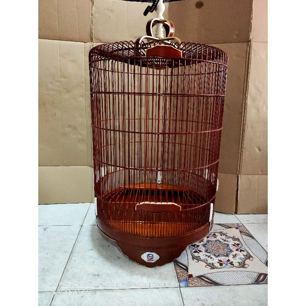 Kandang Murai Lis Akrilik Coklat Ebod Jaya