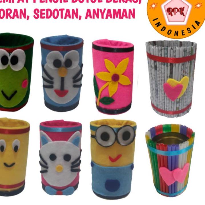 

TERBARU PRAKARYA BOTOL BEKAS, KERAJINAN TANGAN, TEMPAT PENSIL BOTOL BEKAS new