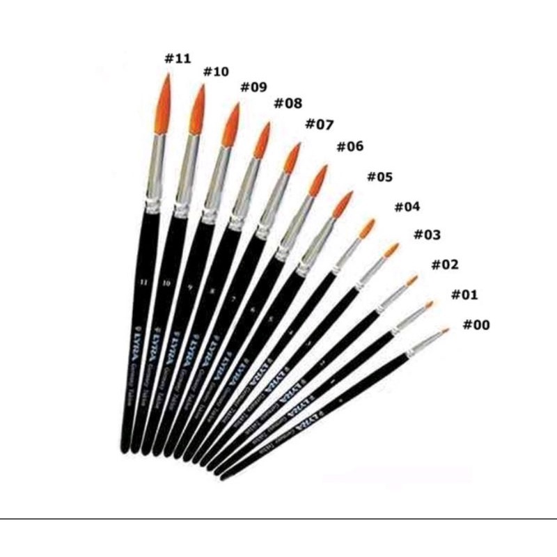 

Lyra Giotto Brush Art Round No. 3 Kuas Lukis Runcing ORIGINAL