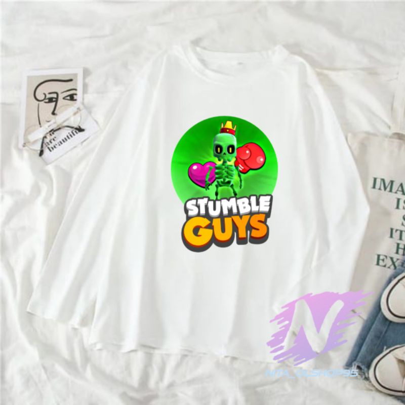 kaos anak stamble guys lengan panjang